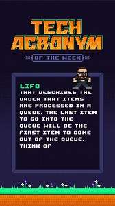 🚨 Tech Acronym of the week 🚨 Ever wondered what LIFO means? 🤔 | Pluralsight