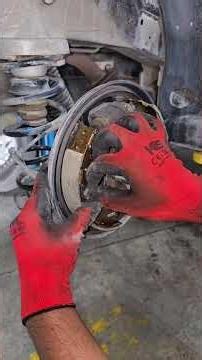 replacement rear wheel brake shoe #auto #mechanic #shorts #ideas