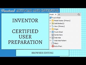 Autodesk Inventor - Browser Editing