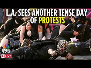 Los Angeles LIVE: Crowds Protesting Immigration Raids Ordered To Leave Downtown LA | Trump | N18G