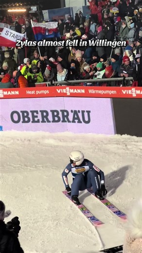Piotr Żyła's Close Call at Willingen Ski Jumping