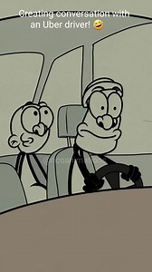1.9K views · 18 reactions | Creating conversation with Uber driver! #funny #shorts #reels | Rico Animations | Facebook