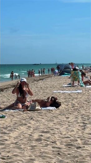 🇺🇸 Spring Break Beach Day in Florida, USA 🏖️ #shorts