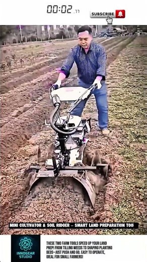 Mini Cultivator & Soil Ridger – Smart Land Preparation Tool