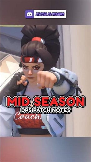 MID SEASON DPS PATCH NOTES (SEASON 2) #overwatch #overwatch2 #ow2 #gaming