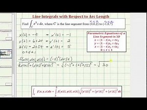 Evaluate the Line Integral of x^2z Along a Line Segment in 3D