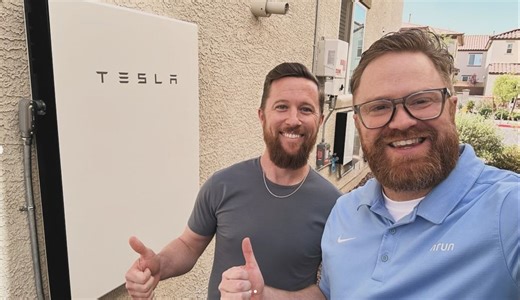 4.9K views · 37 reactions | Sunrun’s Tom McDonald provided an exceptional customer experience for Chris Fox in Henderson, Nevada. Chris just went solar with Sunrun and got a beautiful Powerwall battery so he doesn’t have to worry about losing power again. And with all of that sunshine in sunny Nevada, it just makes sense!  | Sunrun | Facebook