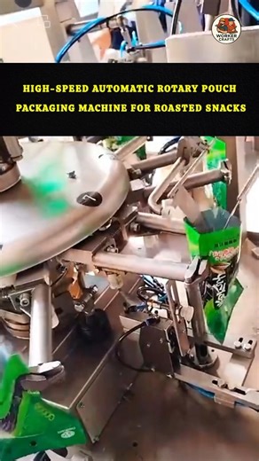 High-Speed Automatic Rotary Pouch Packaging Machine for Roasted Snacks