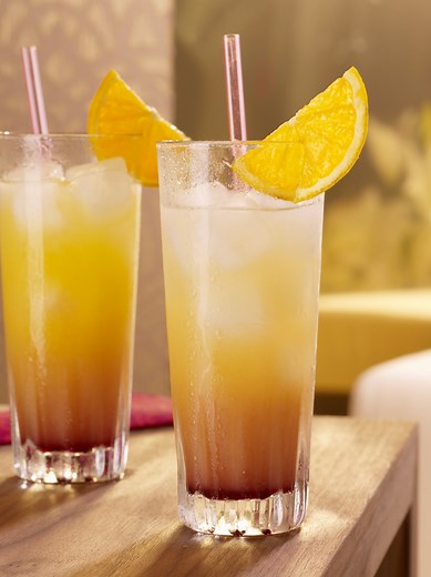 Cocktail Malibu Sunrise pour 6 personnes - Recettes - Elle à Table