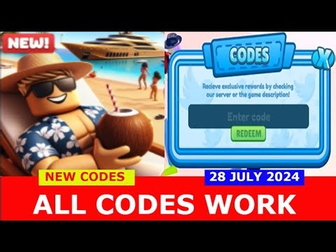 *NEW CODES* Tropical Island Tycoon 🌴ROBLOX | ALL CODES | JULY 28, 2024