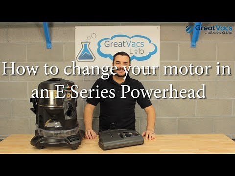 How to change the motor in a E Series power head