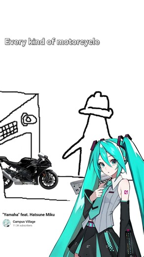 Yamaha by Hatsune Miku #hatsunemiku #vocaloid #miku #yamaha
