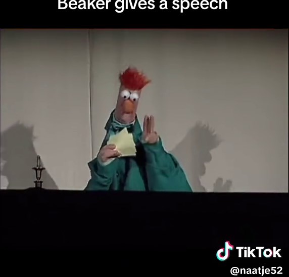 Beaker's Five Word Acceptance Speech