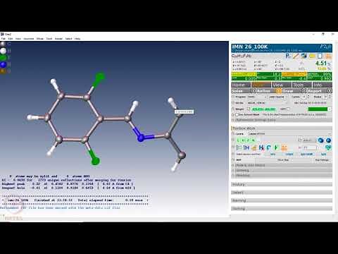 Structure Solution using Olex 2 (Rigaku Diffractometer)