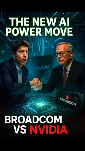 Broadcom Just Shocked Nvidia — Here’s Why It Matters Broadcom just shook up the AI chip war — teaming with OpenAI to build custom chips that could dent Nvidia’s dominance. In this fast breakdown: why $AVGO surged, how custom AI silicon changes the GPU-led supply chain, and what investors should watch next. Is this a strategic moonshot or market hype? We unpack the implications for AI infrastructure, Wall Street reaction, and the potential market rotation ahead. Like and share if this quick finan