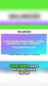 Master Bridge: Advanced Bidding Strategies & Expert Tips #shorts