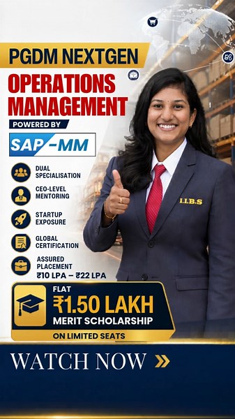 Plan smart. Execute better. Lead operations. | IIBS Bengaluru