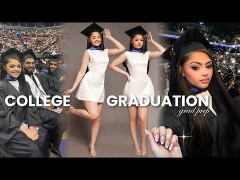 I GRADUATED COLLEGE!! | grwm + graduation vlog + college advice *never give up*