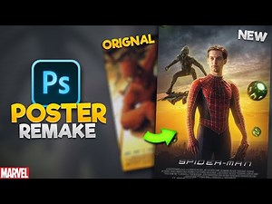 Recreating the Iconic Spider-Man 1 Poster using Photoshop!