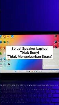 🔥Solution for Laptop Speakers Not Making Sound or Producing Sound in Windows 11 and Windows 10