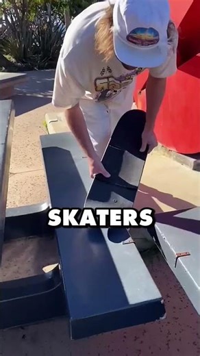 Real skaters can’t be stopped by a few spikes 😎