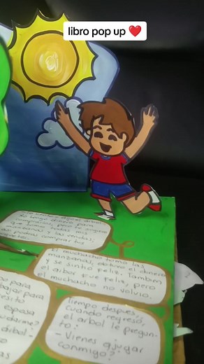 tienes que hacer un libro pop up? aquí te dejo este como ejemplo #pintura #libropopup #valencia #carabobo #sok3