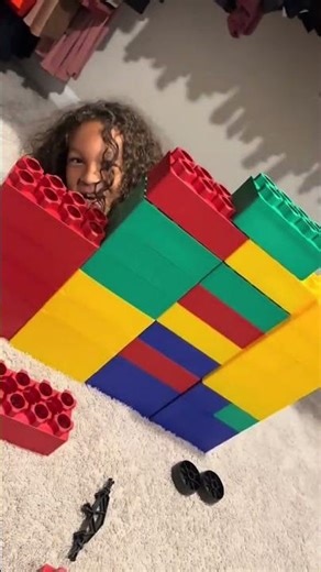 Biggo Blocks Sibling Fun | Building a Giant Wall Together