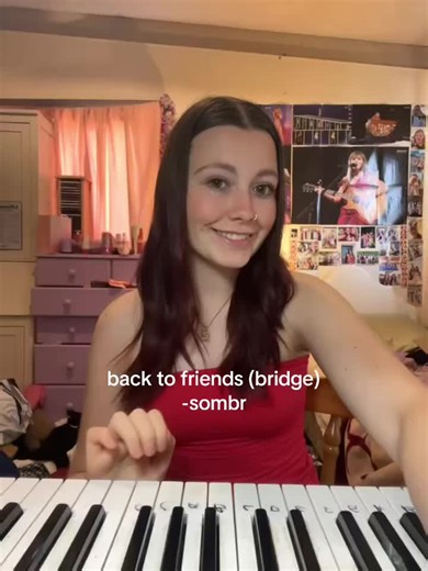 Back to Friends Piano Cover by Sombr