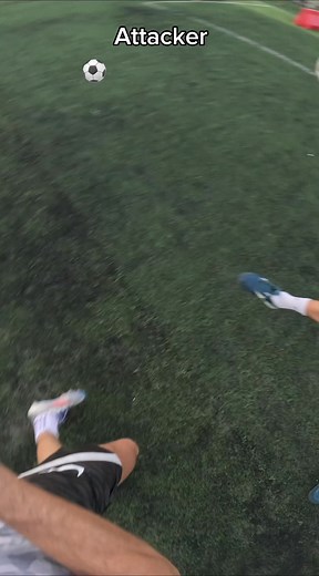 Pov: Attacker Vs Defender ⚽️ #football #asmr #soccer #pov #defender #footballtraining #attacker