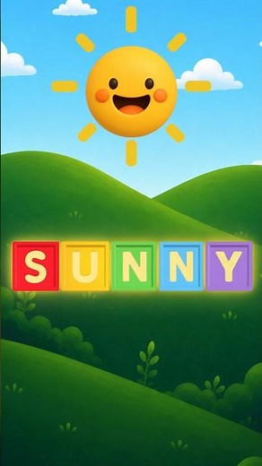 Sunny ☀️ | Fun Weather Song for Kids