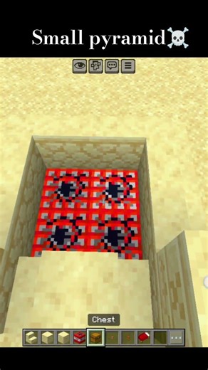 #minecraft small pyramid ☠️