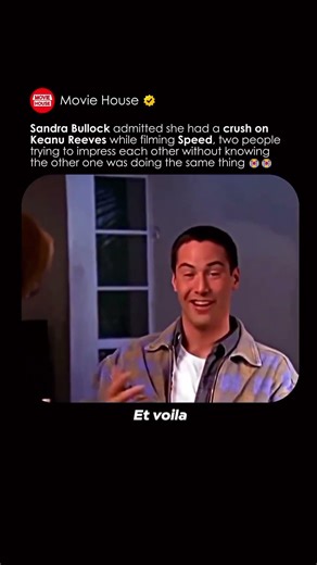 Sandra Bullock's crush on Keanu Reeves