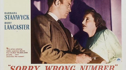 Sorry Wrong Number 1948 with Burt Lancaster, Barbara Stanwyck and Wendell Corey