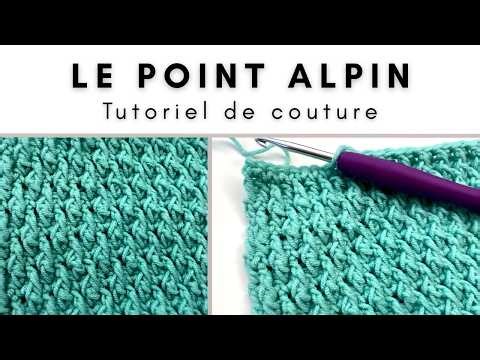 Alpine crochet stitch: easy step-by-step tutorial | thick and modern texture