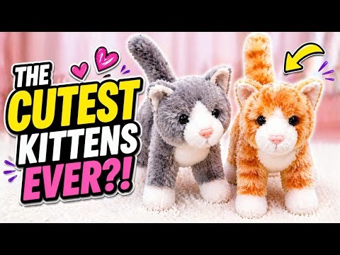 "Are These Kittens The CUTEST Plushies EVER?!"