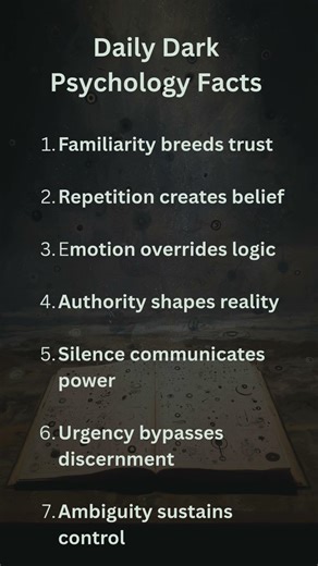 7 Psychology Facts That Control Your Behavior #psychologyfacts #darkpsychology #shorts