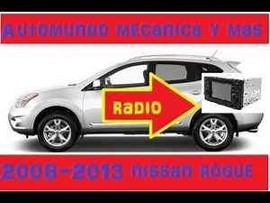 How to replace the radio in a Nissan Rogue
