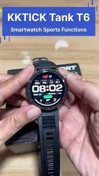KKTICK Tank T6 Smartwatch - List of Sports Functions and other fitness features #kktick