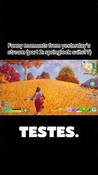 Springlock suit in the worst place… ‪@InsanityArk‬ #fortnitesus #fortniteclips #fortnitefunnymoments