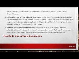 Untersuchung der Vor- und Nachteile der Einweg-Replikation in SQL Server 2005