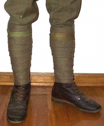 World One War: Puttees and How to Wrap Them