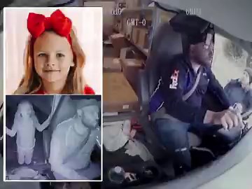 NEW: Tanner Horner, who pleaded guilty to murdering 7-year-old Athena Strand, seen on camera reacting to a woman telling him that a "seven-year-old kid" had been kidnapped.During the trial today, jurors broke down in tears after audio footage was played of Horner killing Athena after he told her to take off her shirt and said she was "really pretty."Athena repeatedly asked for her mother. "Horner is then heard asking Athena to remove her shirt, and there are several moments when she says "no" an