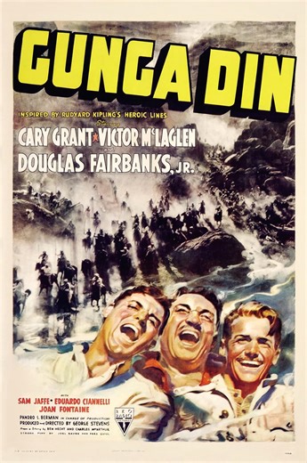 Gunga Din (1939) ⭐ 7.2 | Aventure, Comédie, Guerre