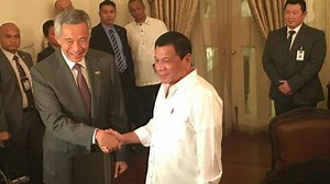 Duterte, Singapore's Lee agree to fight terrorism, drugs