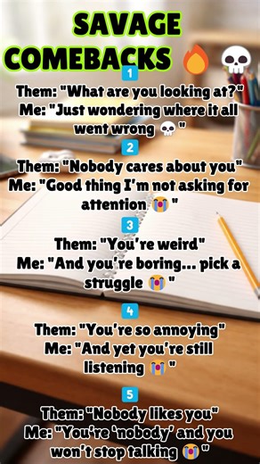 SAVAGE COMEBACKS That Leave People Speechless! 💀😂 #shorts