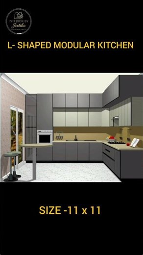 L-Shaped Modular Kitchen Design 2026 🔥 Small Kitchen Makeover Ideas | Modern Kitchen Tour #kitchen