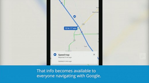 Google Maps adds police 'speed traps' alerts