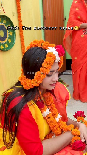 The Happiest Bride 😄🧡 | Prity Ali