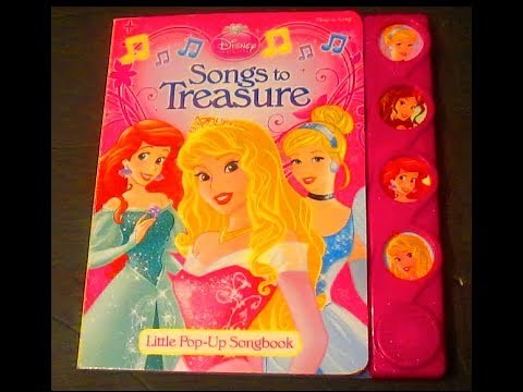 DISNEY PRINCESS Songs to Treasure Interactive POP-UP