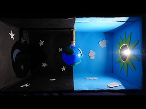 Earth Day And Night Working Model | School Project For Students | Science Exhibition Working Model